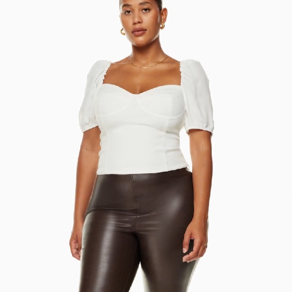 Wilfred Novella Puff Sleeve Top